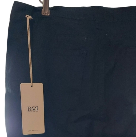 NWT American Bazi Black High Rise Flare Jeans ~Large - Picture 6 of 8